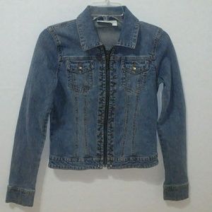 JLO by Jennifer Lopez Women's Jean Jacket M